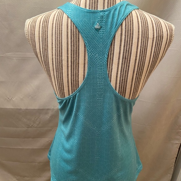 PrAna Turquoise /Teal Racerback Tank Top size med - Picture 4 of 9